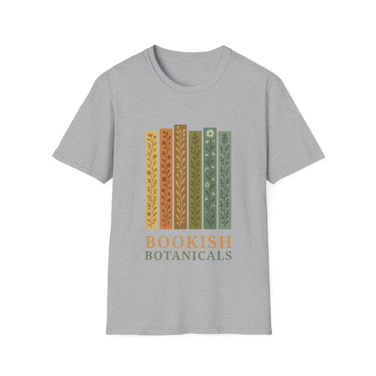 Bookish Botanicals T-shirt | Book Lover's Unisex T-Shirt