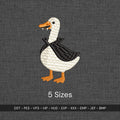 Silly Goose Dracula Embroidery Design: Halloween Vampire Pattern (5 Sizes) - ReadTee