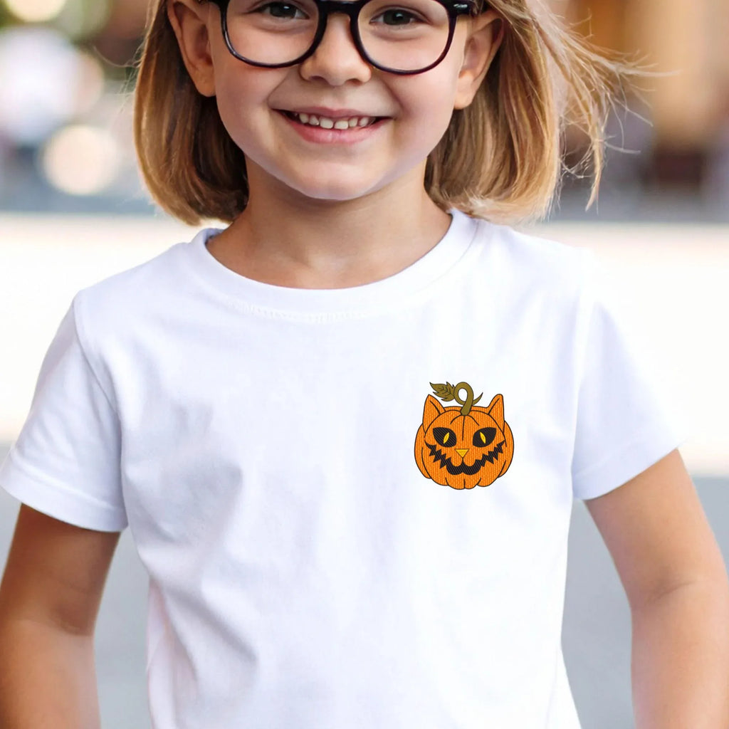 Pumpkin Cat Embroidery Design, Halloween Machine Embroidery (Digital Files) - ReadTee