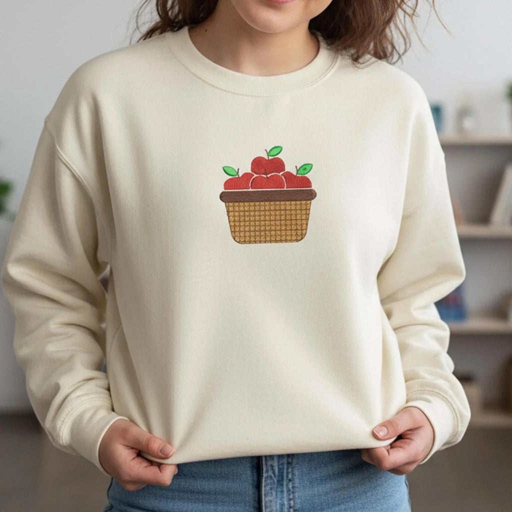 Mini Apple Basket Machine Embroidery Design – Fall Harvest (3 Sizes) (Instant Download) - ReadTee