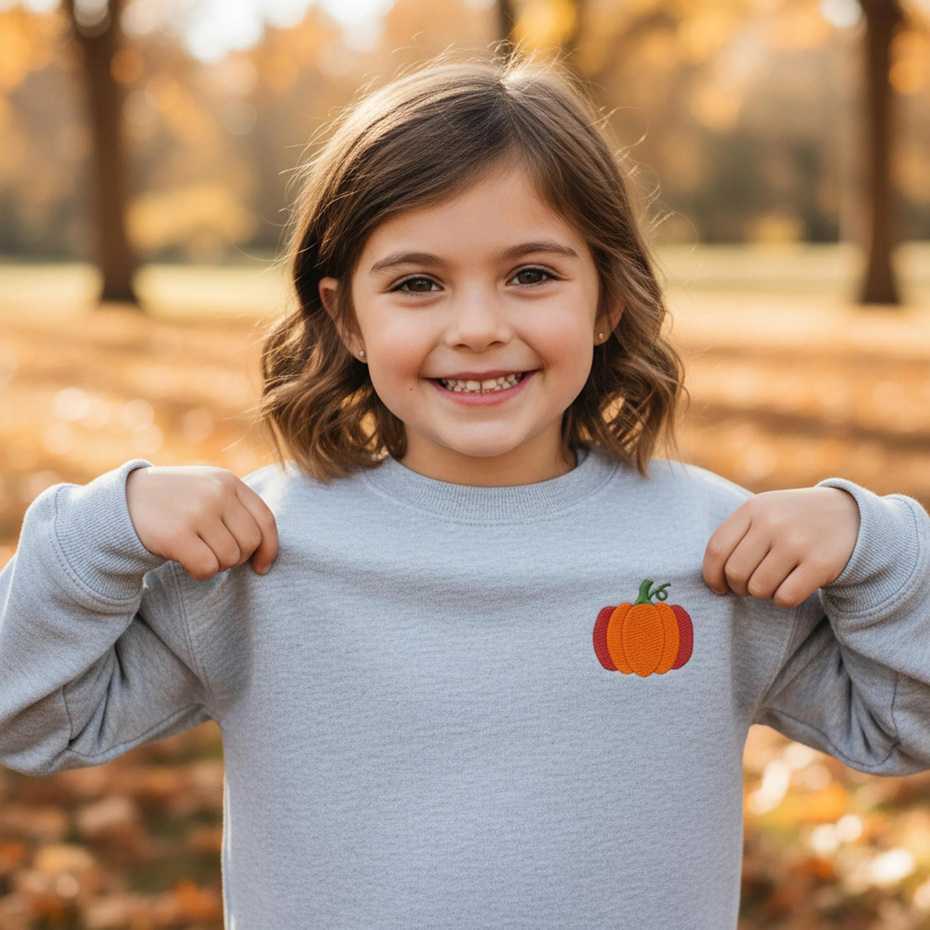 Mini Pumpkin Machine Embroidery Design - 3 Sizes - Fall, Halloween PES, DST, JEF - Instant Download - ReadTee