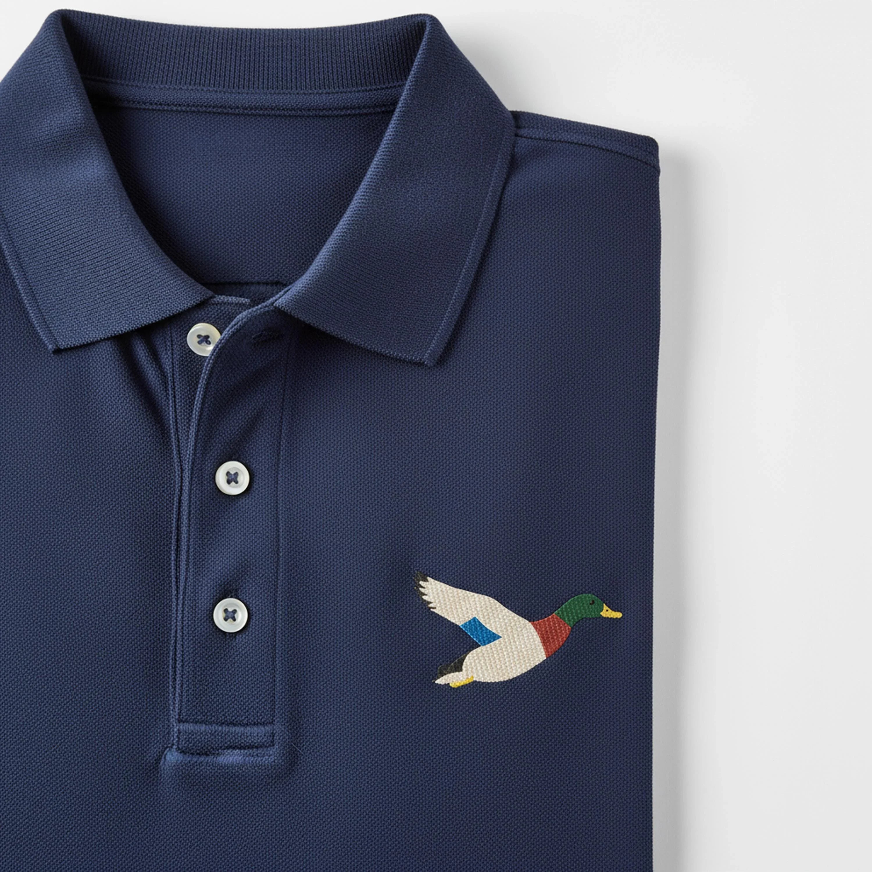 Flying Mallard Duck Embroidery Design | Hunting Embroidery Pattern (5 Sizes) - ReadTee