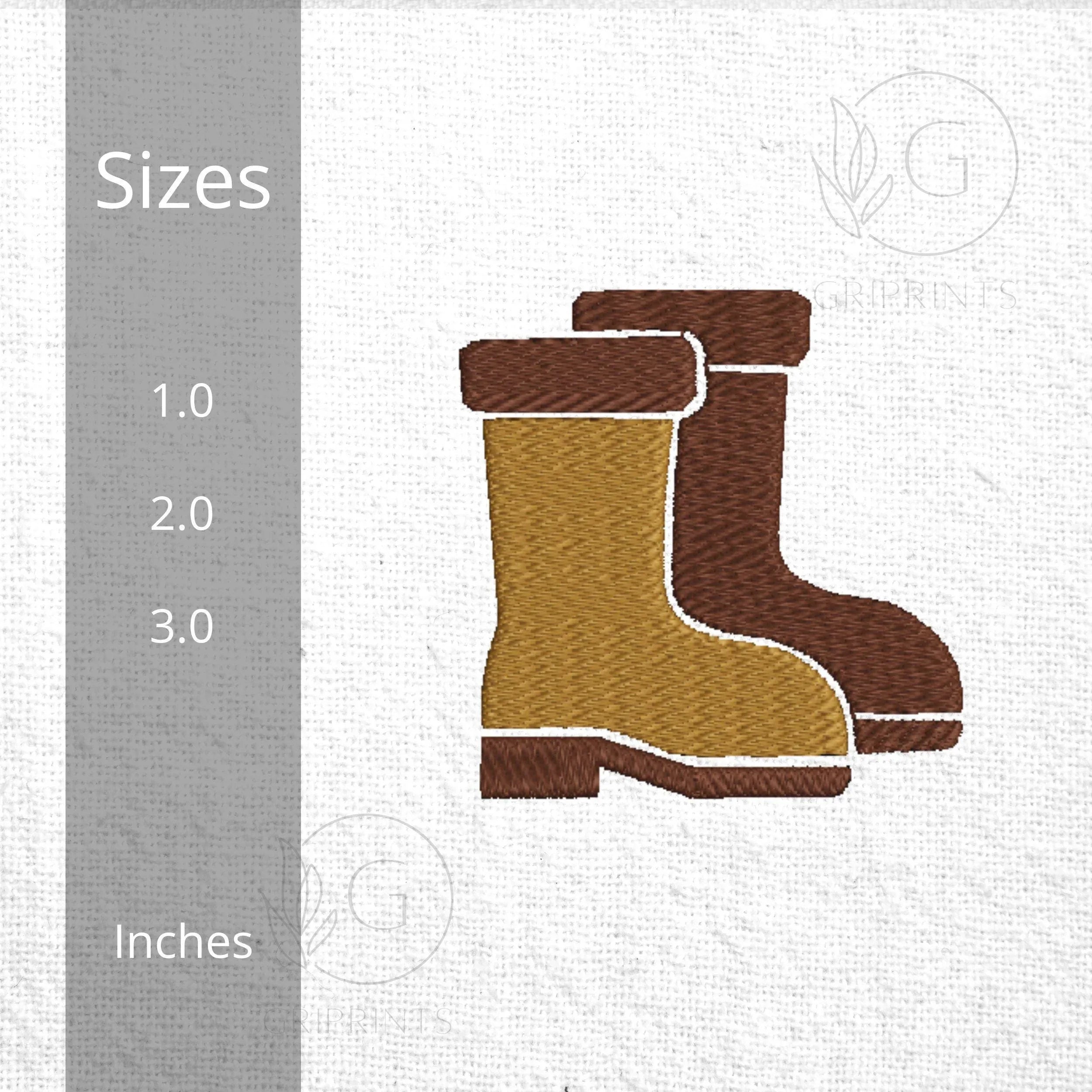 Mini Rain Boots Machine Embroidery Design – Fall Farm Garden (Instant Download) - ReadTee