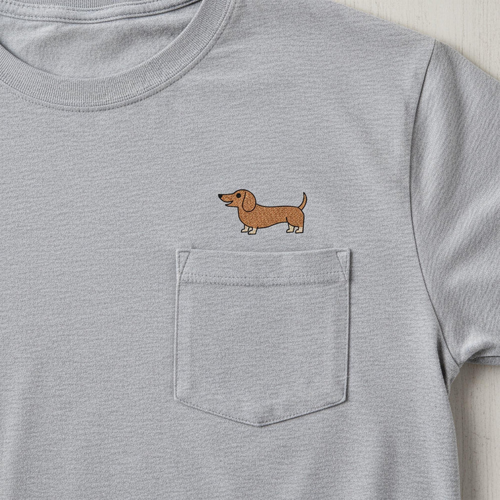 Dachshund Machine Embroidery Design, 7 Sizes, Weiner Dog File (Instant Download) - ReadTee