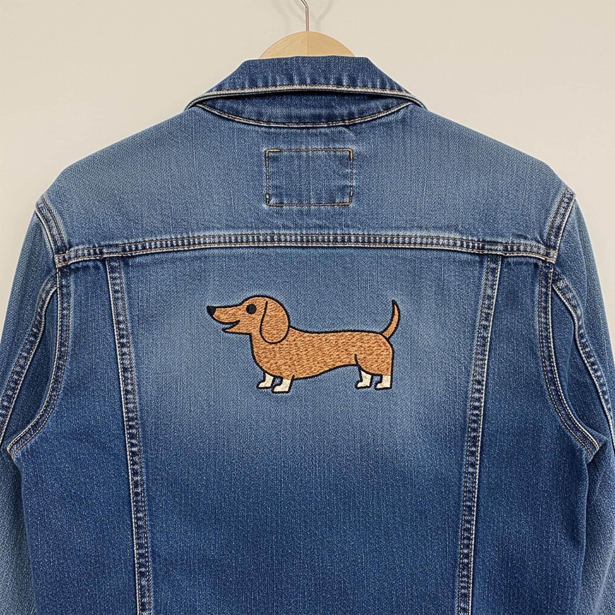 Dachshund Machine Embroidery Design, 7 Sizes, Weiner Dog File (Instant Download) - ReadTee