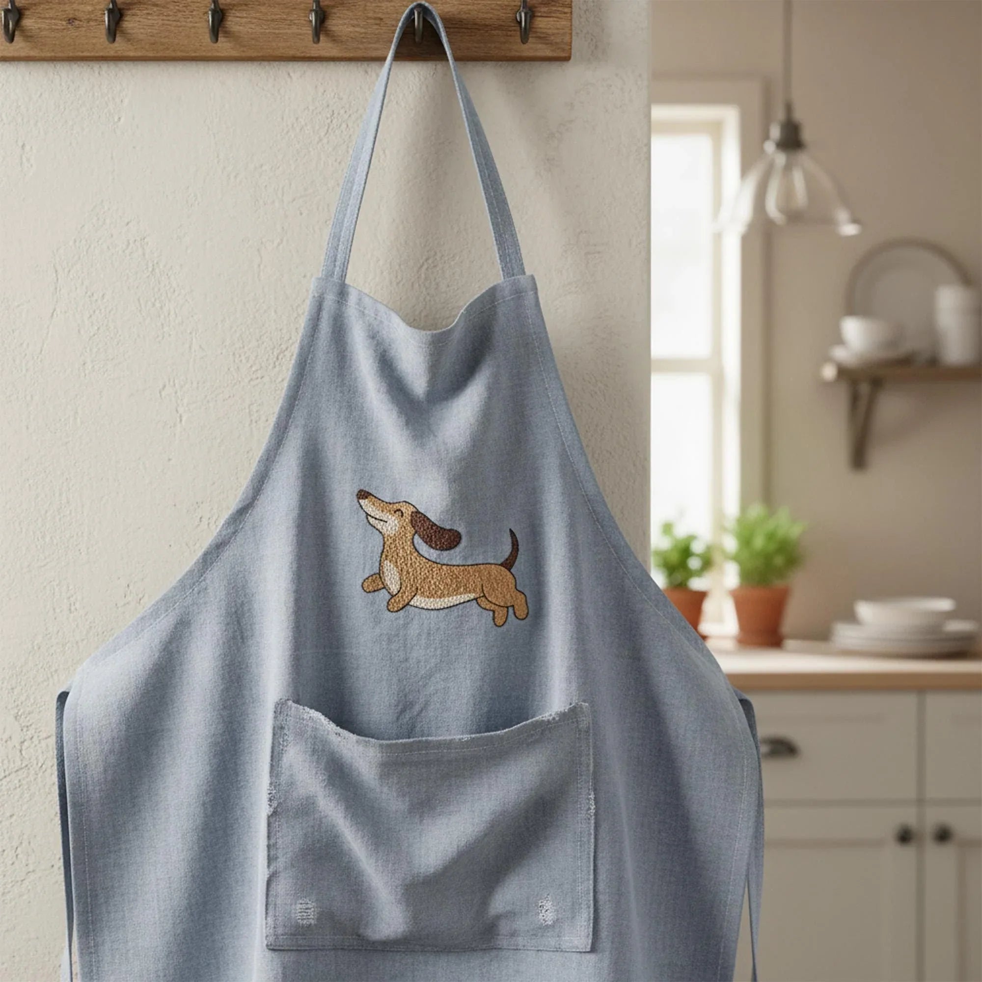 Playful Dachshund Machine Embroidery Design, 7 Sizes (Instant Download) - ReadTee