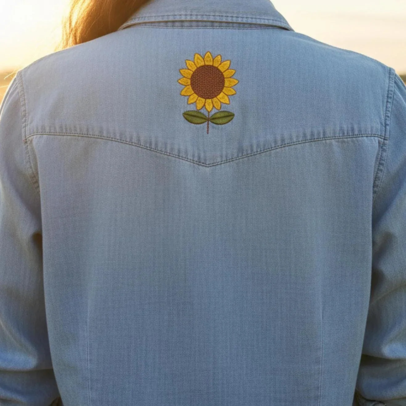 Mini Sunflower Machine Embroidery Design, Realistic Flower (Instant Download) - ReadTee