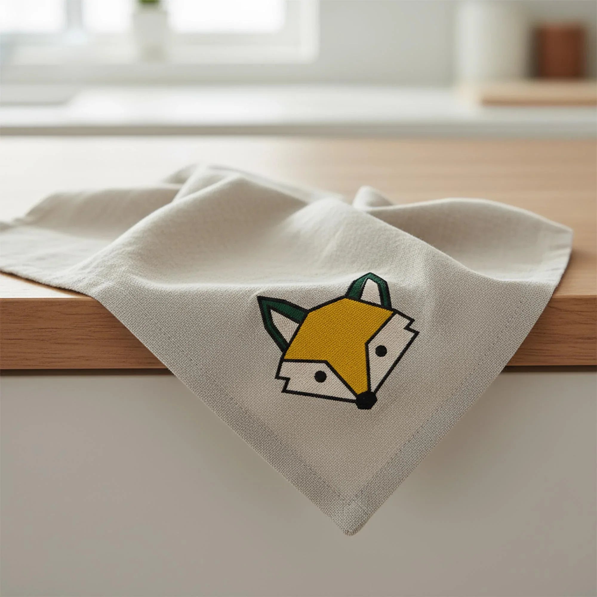 Mini Fox Embroidery Design, Geometric Woodland Animal, 4 Sizes, PES File, Machine Embroidery, Instant Download - ReadTee