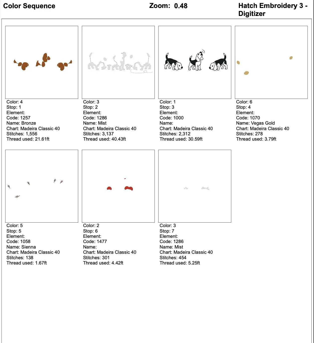 Baying Beagle Dog Embroidery Design | Machine Files, Hunting Dog PES DST File, 5 Sizes - ReadTee