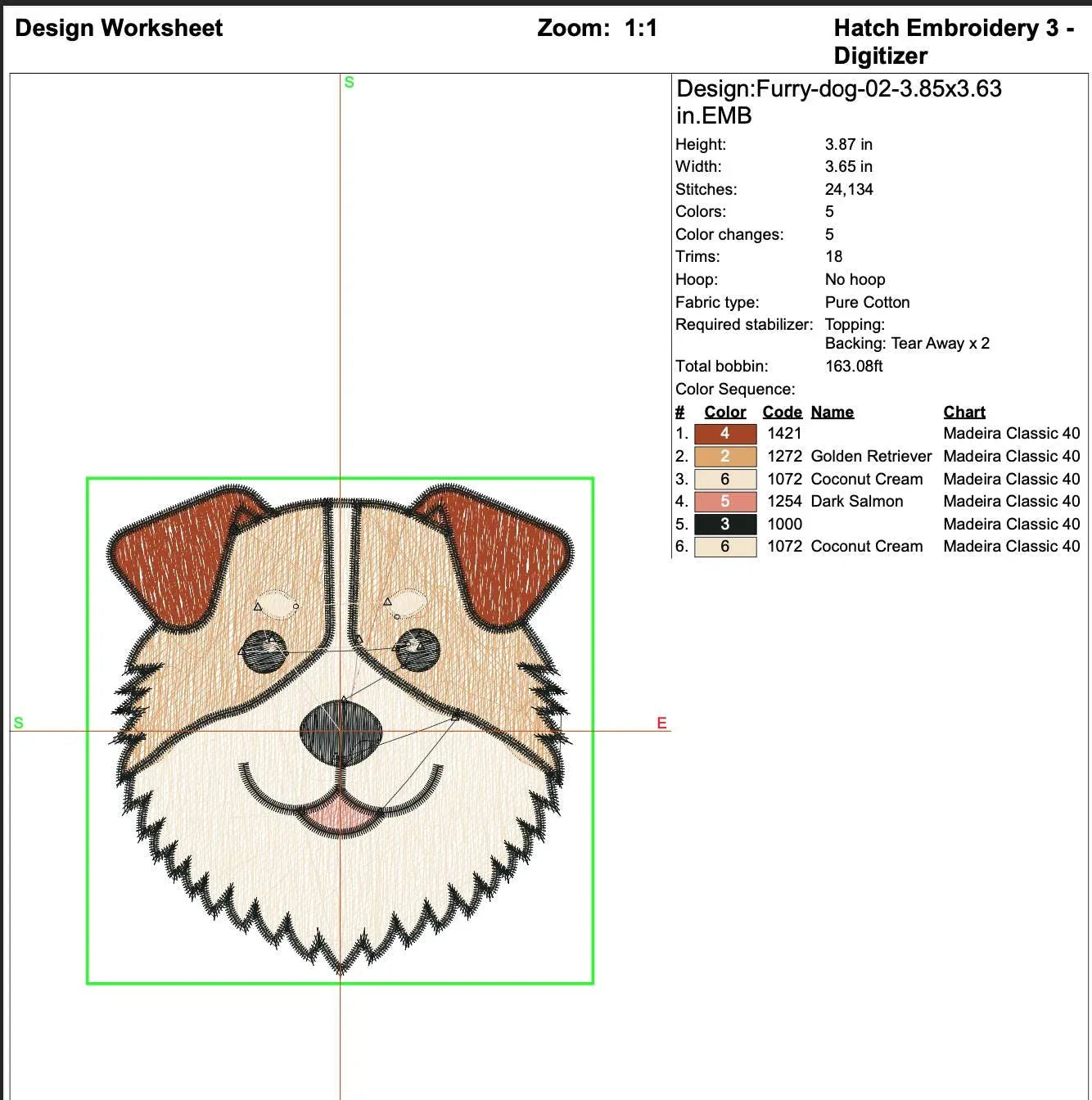 Australian Shepherd Embroidery Design, 4 Sizes Machine Embroidery File, Aussie Dog Head Pattern, Instant Download PES DST JEF, Sheltie Art - ReadTee