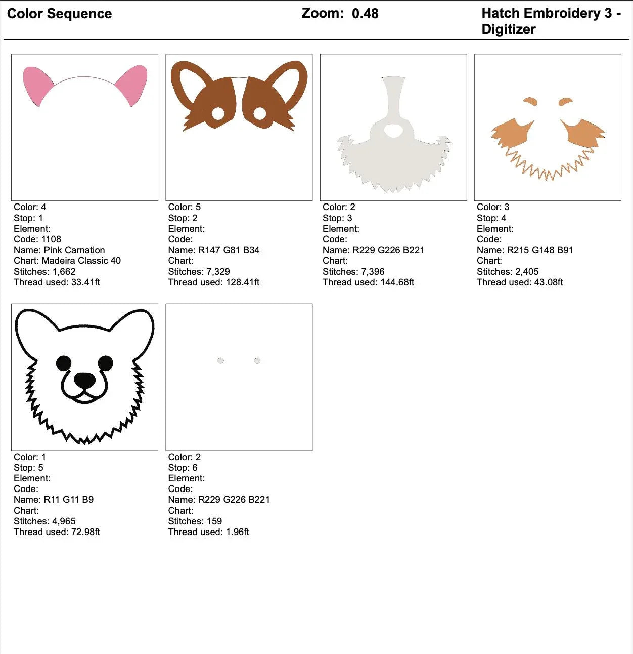 Pembroke Welsh Corgi Embroidery, Dog Face Pattern, Machine Embroidery Design, 5 Sizes, Instant Download PES DST JEF, Puppy Lover - ReadTee