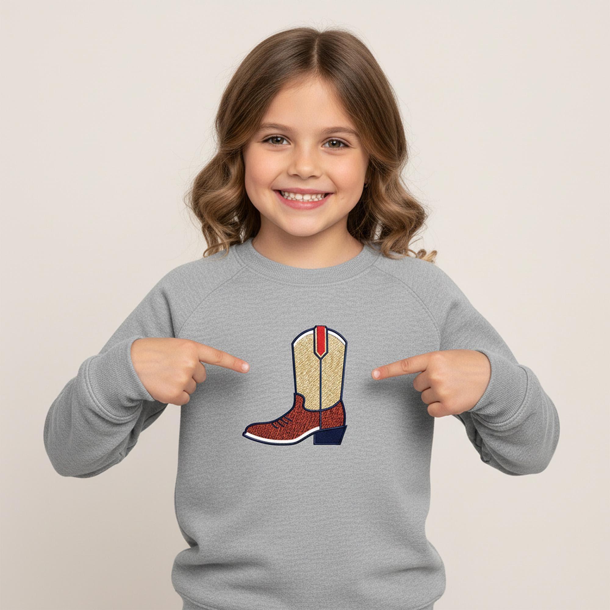 Western Cowboy Boot Embroidery, Cowgirl Boot Machine Design, 5 Sizes Digital File, Rodeo Wear Pattern, Instant Download PES DST JEF - ReadTee