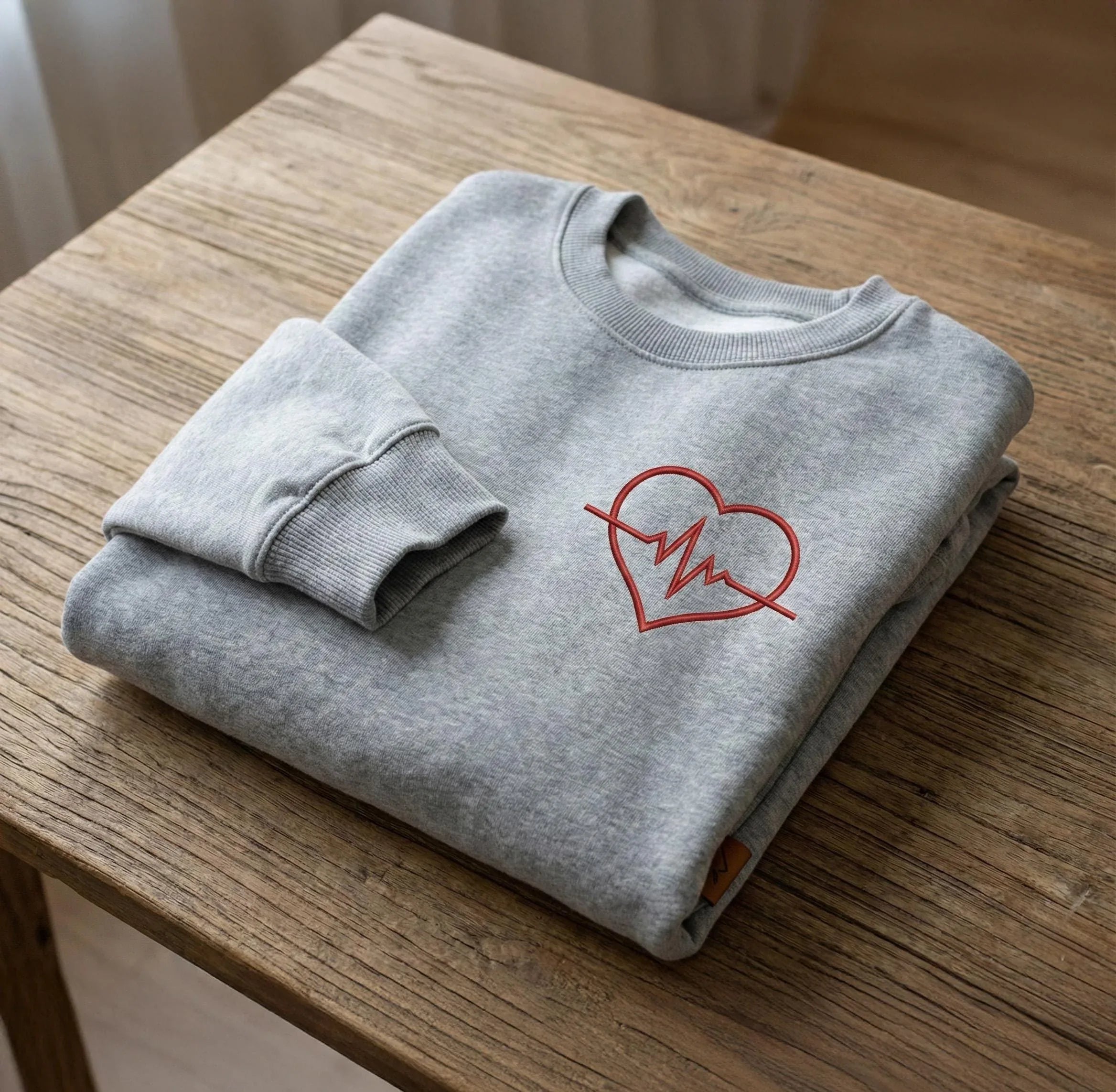 Heartbeat Heart Outline Embroidery, EKG Love Line Mini Design, Nurse Machine Embroidery File, 3 Sizes, Instant Download PES DST Jef - ReadTee