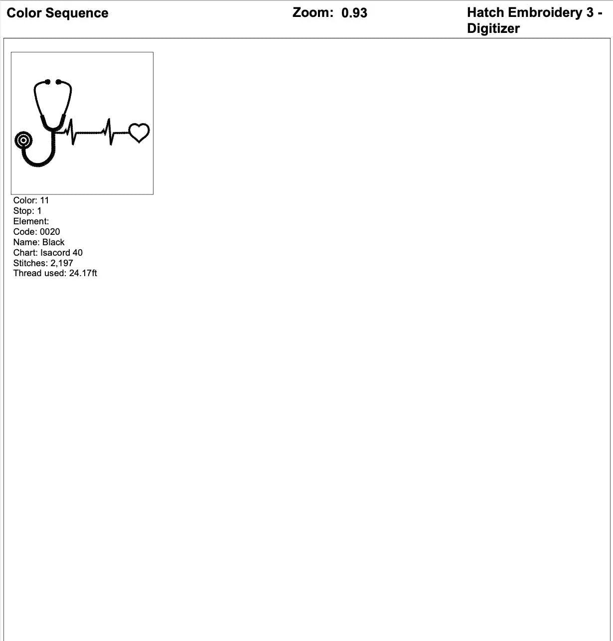 Stethoscope Heartbeat Line Embroidery, Nurse EKG Love Design, Mini Machine Embroidery File, 3 Sizes, Instant Download PES DST Jef - ReadTee