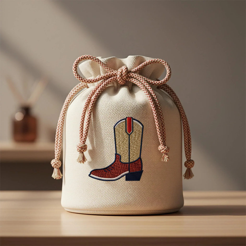 Western Cowboy Boot Embroidery, Cowgirl Boot Machine Design, 5 Sizes Digital File, Rodeo Wear Pattern, Instant Download PES DST JEF - ReadTee