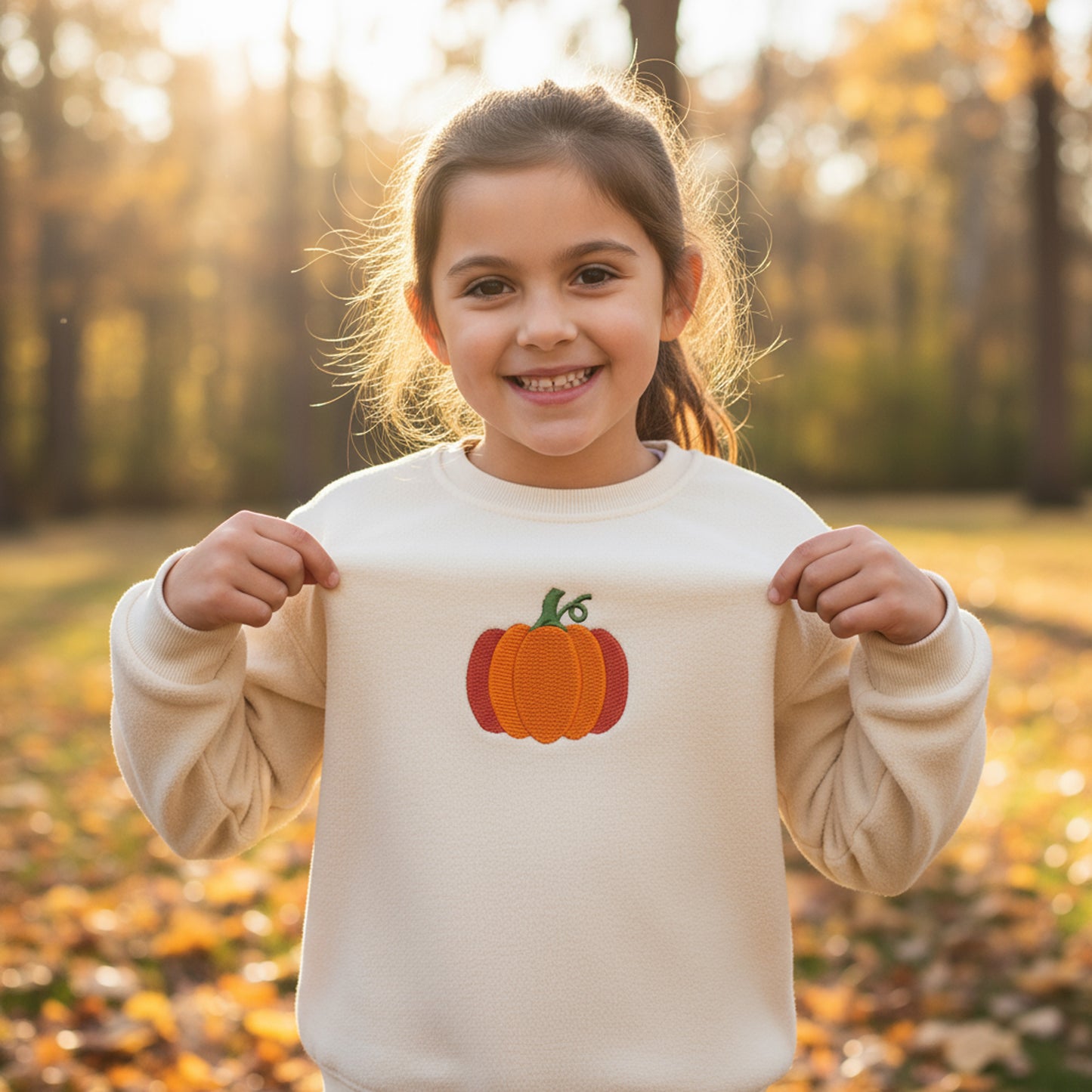 Mini Pumpkin Machine Embroidery Design - 3 Sizes