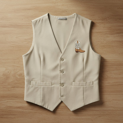 Cowboy Boot Embroidery Design | Western Boot Stitch File