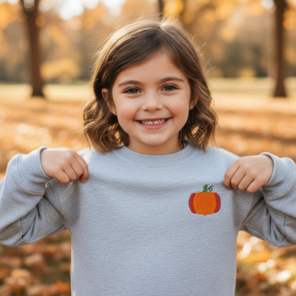 Mini Pumpkin Machine Embroidery Design - 3 Sizes