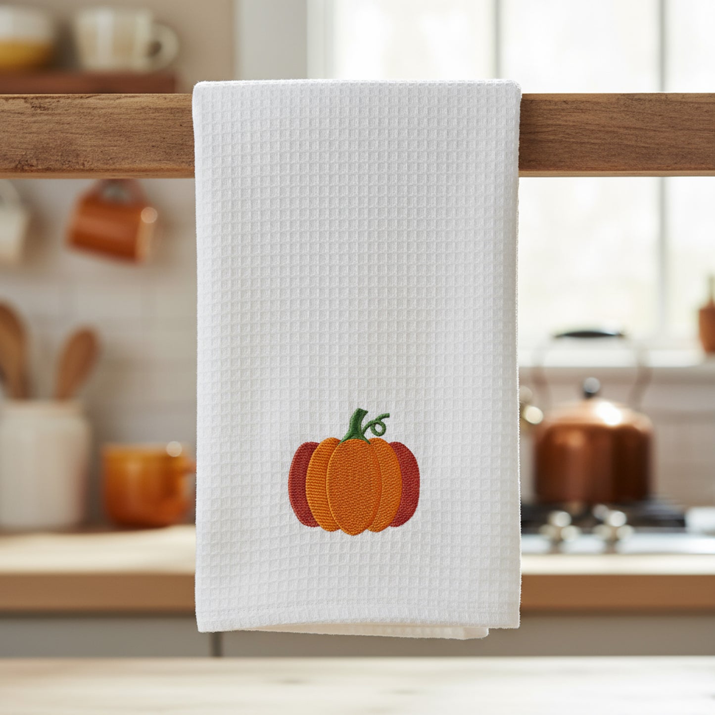 Mini Pumpkin Machine Embroidery Design - 3 Sizes