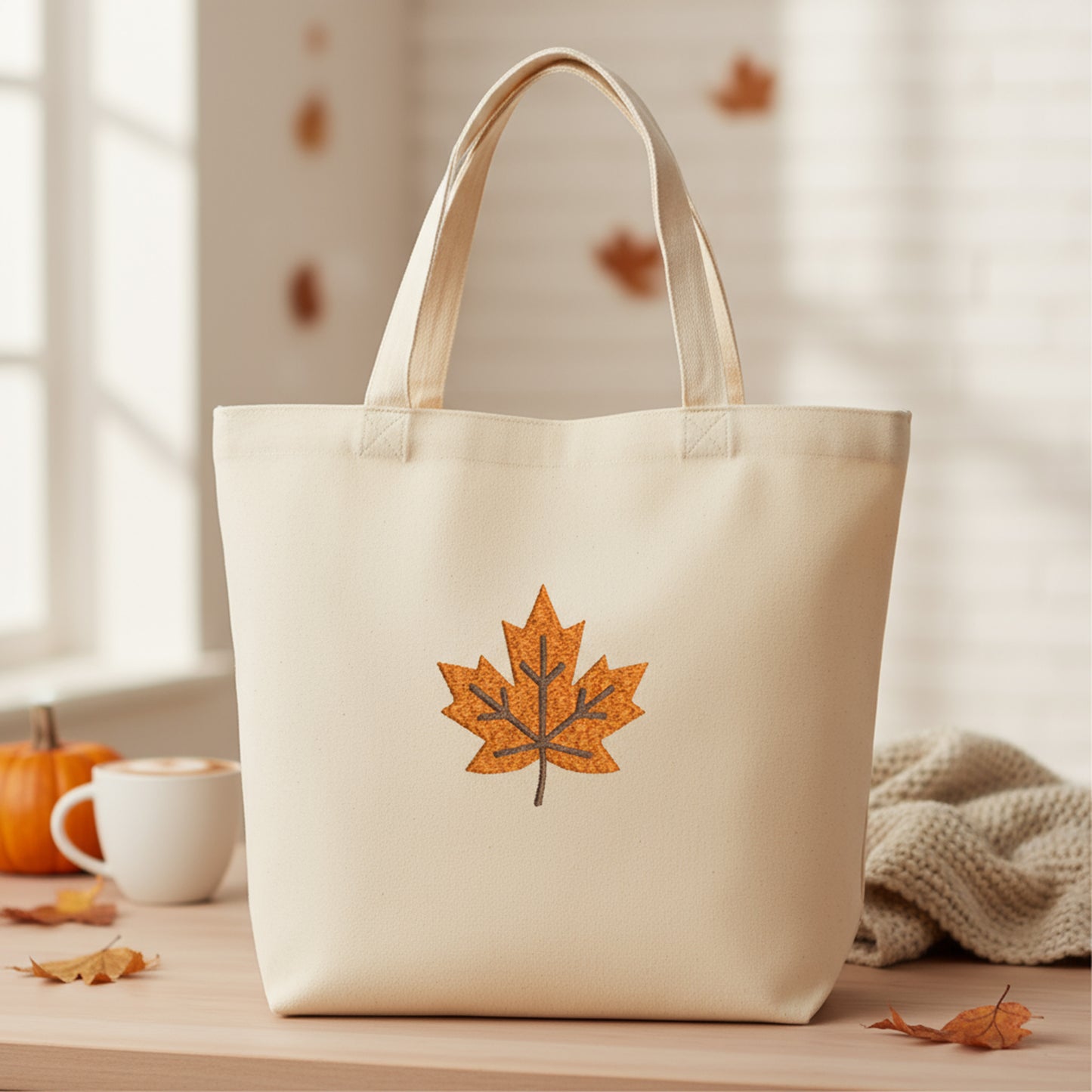 Mini Maple Leaf Machine Embroidery Design | 3 Sizes | Fall Autumn Leaf