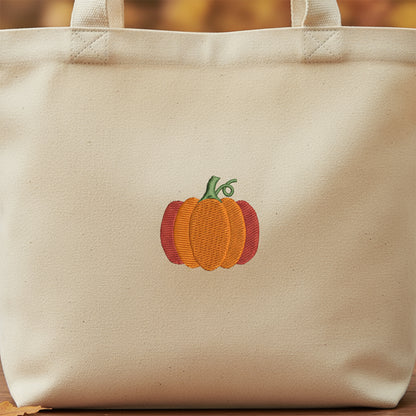 Mini Pumpkin Machine Embroidery Design - 3 Sizes