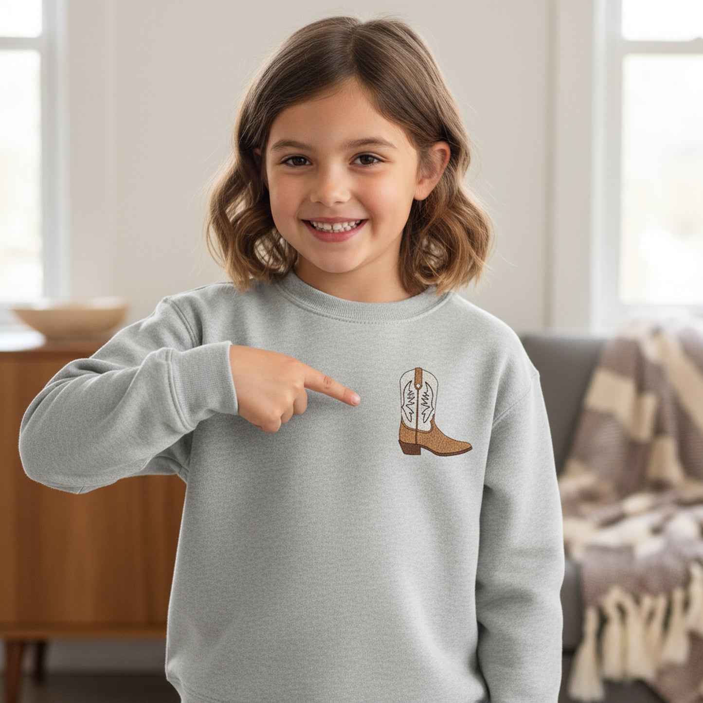 Cowboy Boot Embroidery Design | Western Boot Stitch File